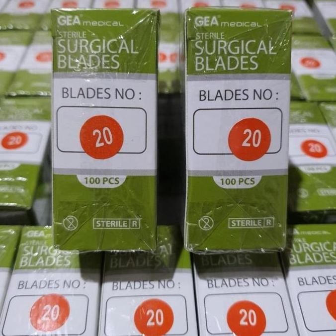 Bisturi Gea Surgical Blade Pisau Bedah Medis No 20