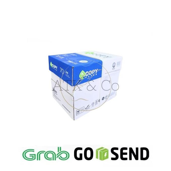 

TERBARU - Kertas HVS A4 70gr IK Copy Paper - Kertas Print Fotocopy Putih A4 70 gram 1 Dus