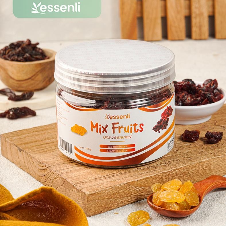 

ESSENLI Mix Fruit (Dark Raisin,Golden Raisin,Dried Cranberry,Dried Apricot)