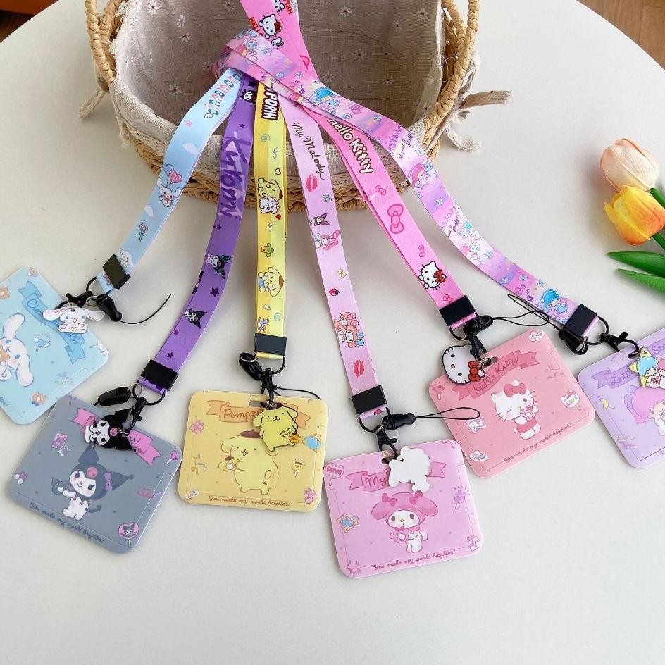 

Kalung Holder Kartu Lucu Kter Sanryo Zanrio Id Card Holder Name Tag Lanyard Hzontal