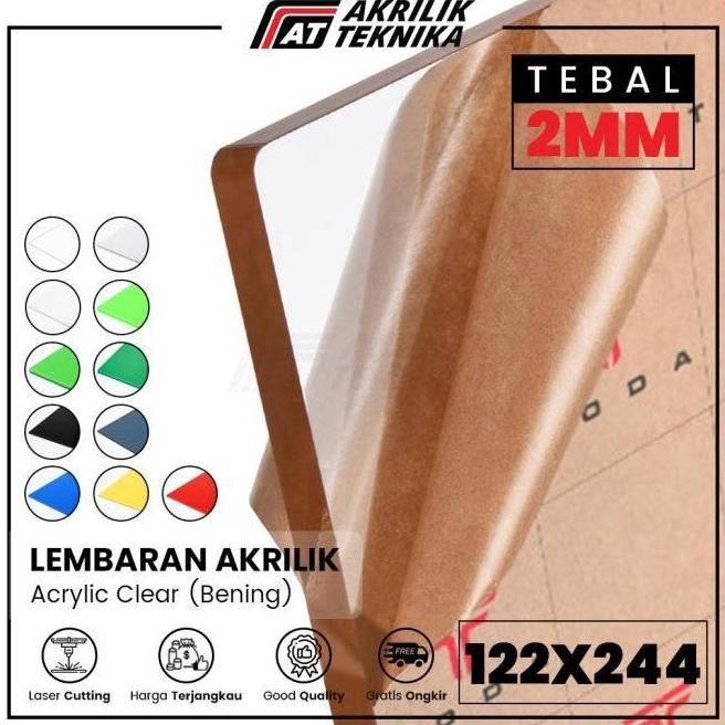 

READY TODAAKRILIK 122 X 244 2MM WARNA / BENING LEMBARAN ACRYLIC SHEET