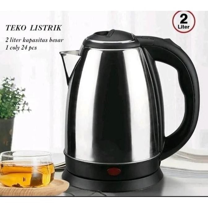 ><><><] Kettle Listrik Stainless Steel / Teko Listrik Pemanas Air / Masak Air Panas