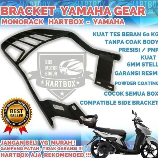 Bracket Monorack Yamaha Gear 125 | Bracket Box Motor Gear125 MIO Z/S