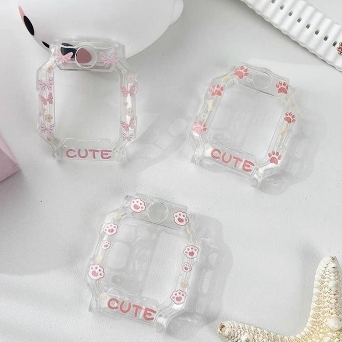 Casing Soft Bumper Soft Case Sanrio Print Untuk Imoo Z1/Z1Y/Q1/Q1Y Smart Watch Protective Case