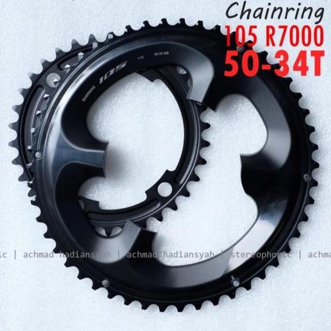 Chainring 50-34T 105 R7000 Chainring R7000 50-34T Chainring 105 50-34T