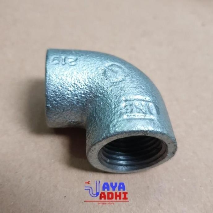 >*>*>*>*] GI Elbow Knee L Siku 2" - DN50 2 Galvanis Besi
