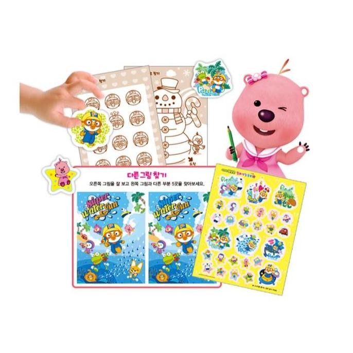 

Buku Mewarnai Coloring Book New Pororo 2 PRP 122021 Iconix Korea KS