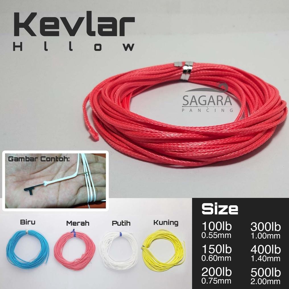 Kevlar Hollow Kevlar Assist Hook Eceran Nugi