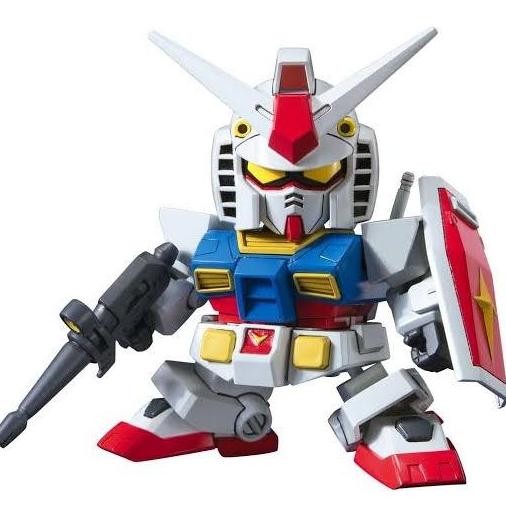 Bandai Original SD BB RX 78 2 RX78 RX-78-2 Gunpla (Anime color)