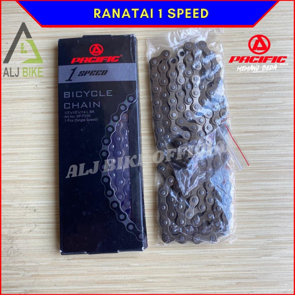 PACIFIC Rantai Rante Sepeda Anak Bmx Dewasa 1 Speed Single Nugi