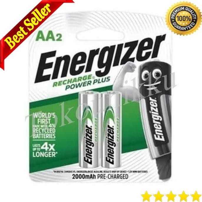 Baterai Batery CHARGE AA 2000 mAh ENERGIZER Batre Batere A2 ISI ULANG