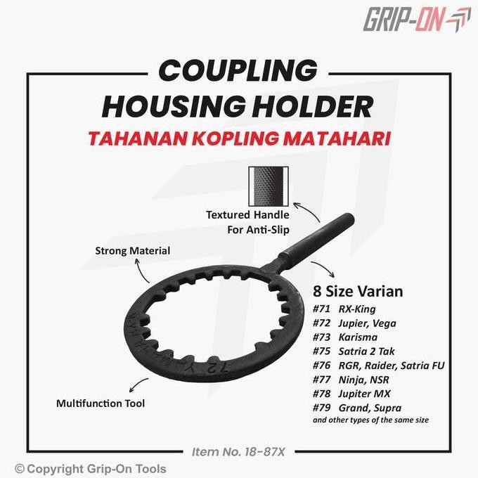 New  Grip-on Penahan Rumah Kopling Matahari