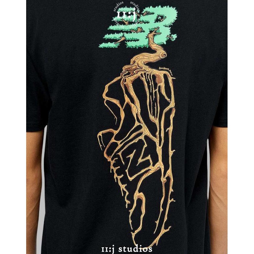 Promo Kaos New Balance Essentials Roots Graphic Tshirt Original Asli - Black