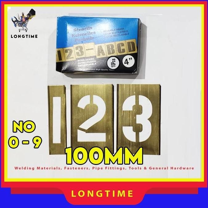 

Brass Stencil Number 100Mm Stensil Angka 0-9 Kuningan 4 Inch Interlocking Stencils Figure 10Pcs 100 Mm - Impa 613160 Seo