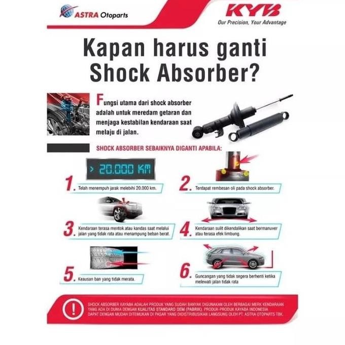 Shockbreaker KYB KAYABA PREMIUM TOYOTA SOLUNA STARLET DEPAN ORINAL