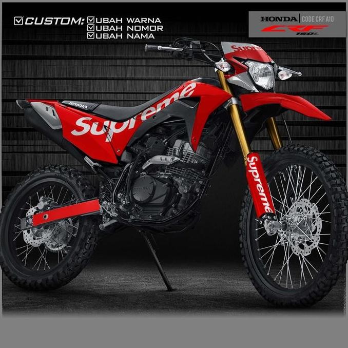 DECAL CRF 150 L / Sticker decals CRF SUPREME / stiker decal CRF A10