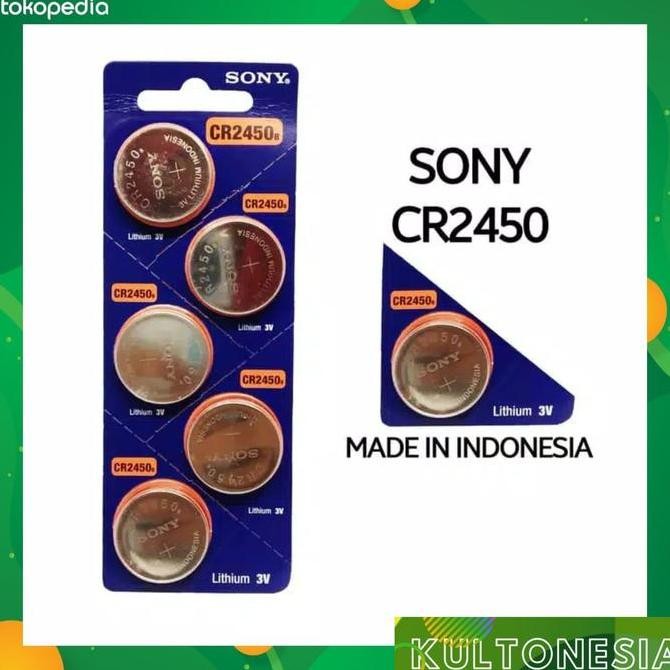 New  BATERAI SONY CR2450 CR 2450 CR-2450 2450N 3V ORIGINAL