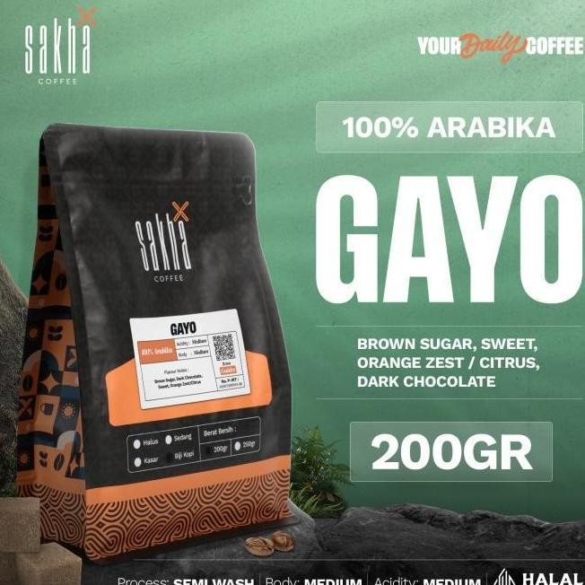 

PROMO BIJI KOPI BUBUK ARABIKA GAYO ACEH SUMATRA ARABICA COFFEE BEANS 200 GR