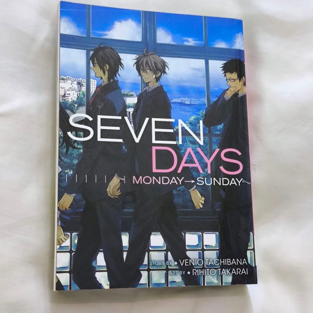 original english seven days BL manga komik boys love yaoi inggris