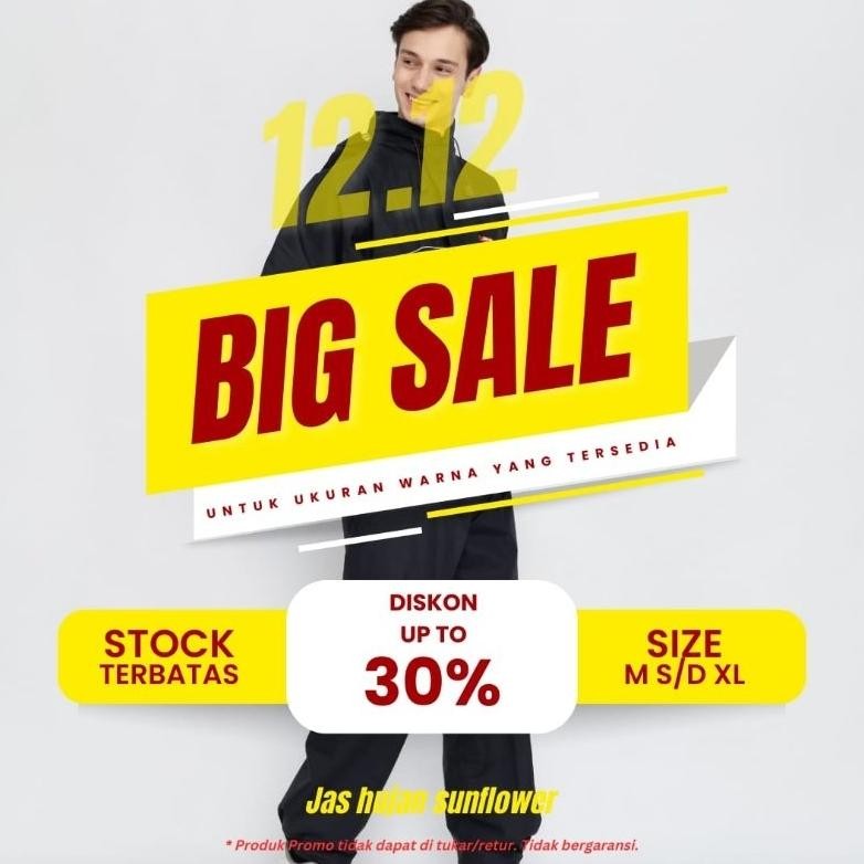 Murah Jas Hujan Sunflower 100% Original