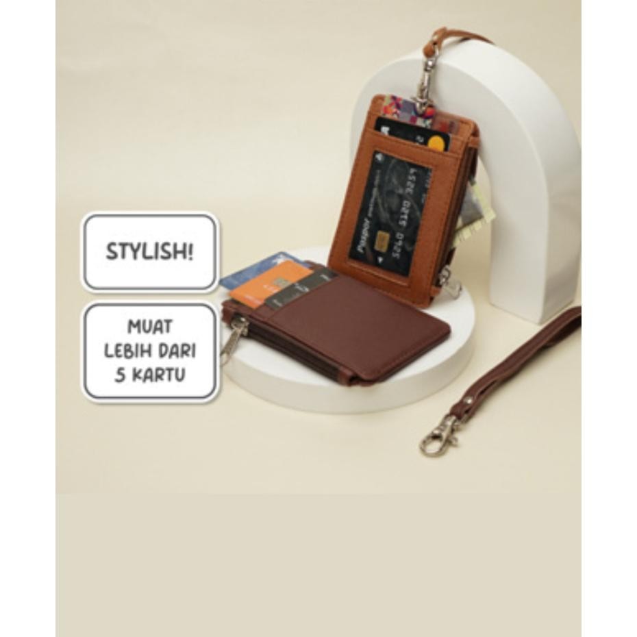 

Flashee Id Card Holder Resleting Name Tag Seleting Taylor Lanyard Risleting Kulit Sintetis