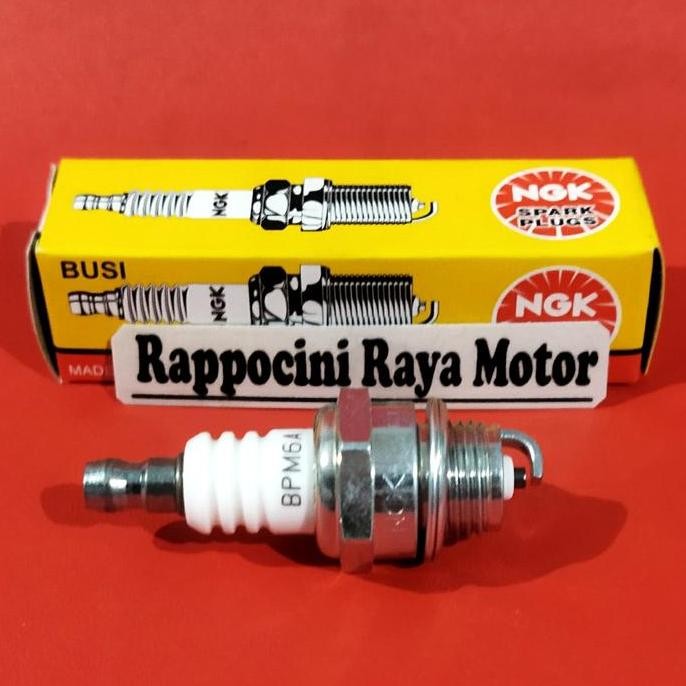 ~^~^~^] BUSI / SPARK PLUG NGK BPM6A MESIN POTONG RUMPUT / CHAINSAW