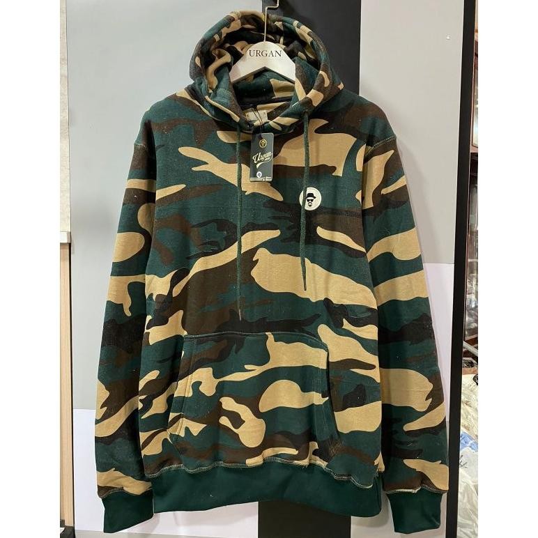 Urgan Sweater Hoodie Loreng Fleece Premium Jaket Camo Premium Hoodie Camo