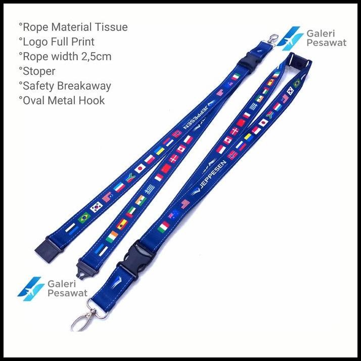 

Lanyard / Gantungan Tali ID Jeppesen Premium