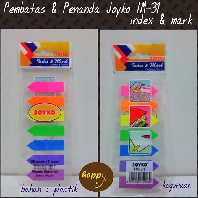 

Buruan serbu] Pembatas & Penanda Joyko IM-31, Index & Mark Joyko IM-31