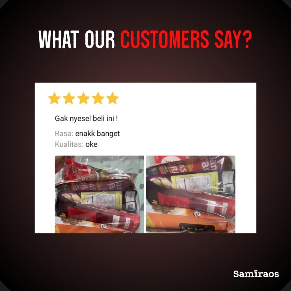 

SAMI RAOS - 10 Pcs Paket Kumpul Bareng Teman