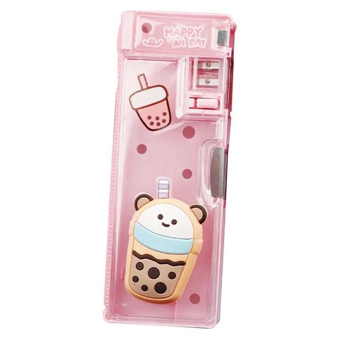 

Baru Kotak Pensil Anak Murah 3D Lowa Motif Karakter Laki-Laki & Perempuan Waterproof St-023