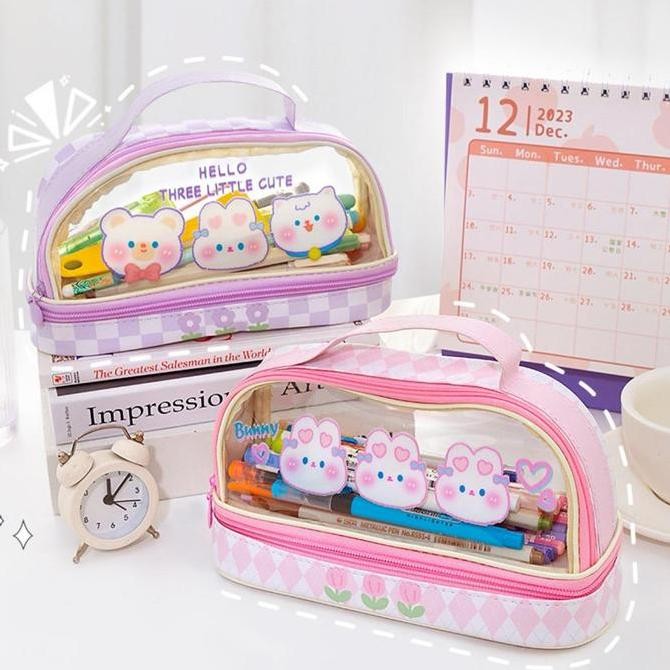 

Baru Tempat Pensil Pvc Kapasitas Besar Muat 70 Pulpen Organizer Sekolah Pre Order