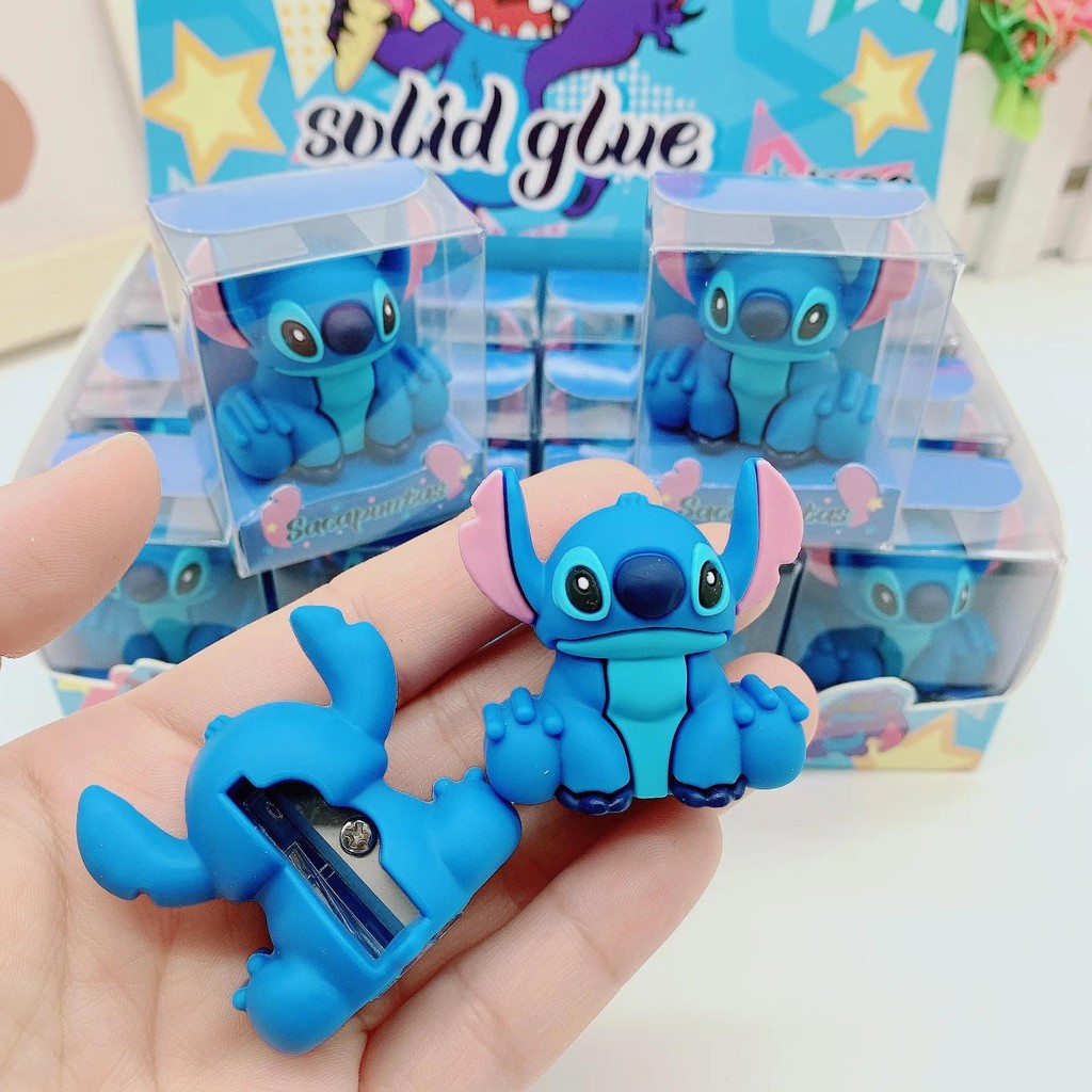 

Cartoon Silicone Stitch Shape Pencil Sharpener Students Cute Cartoon Pencil Sharpener Pencil Sharpener Children'S Stationery