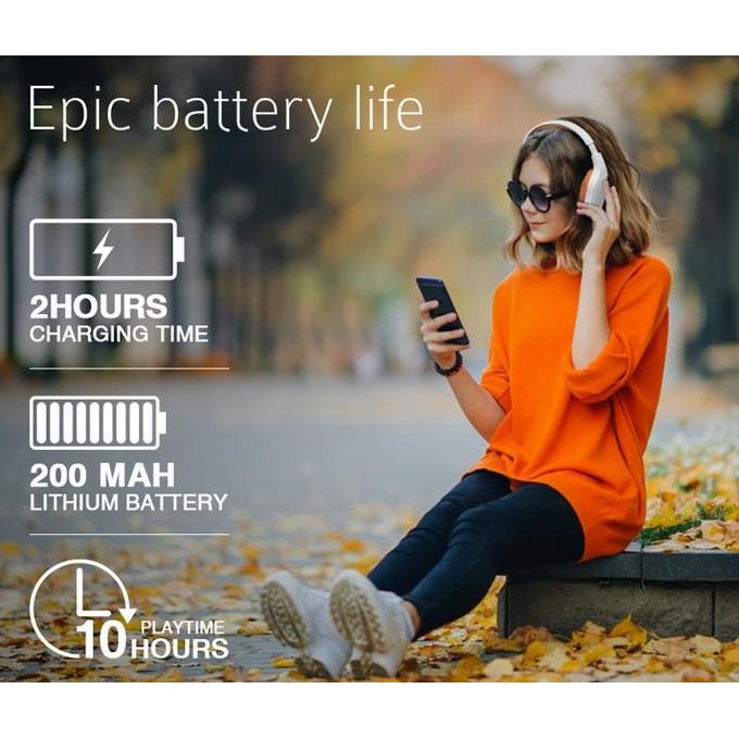 Sonicgear Airphone 7 Wireless Bluetooth Headphone Combo Stand