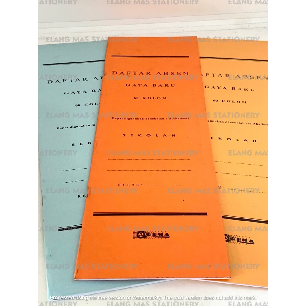 

(1PCS) BUKU ABSEN PANJANG/BUKU ABSEN MURAH