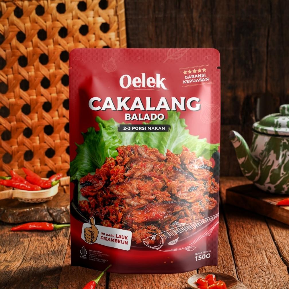 

Oelek Paket Puas Besar 3 Lauk Pilihan Cumi Cabe Ijo / Ayam Kecomng / Cakalang Balado / Lauk Siap Saji / Lauk Pedas