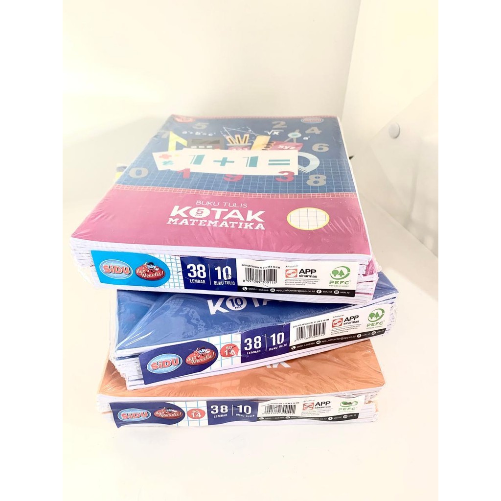 

Buku tulis kotak Sidu Besar Kecil Tanggung