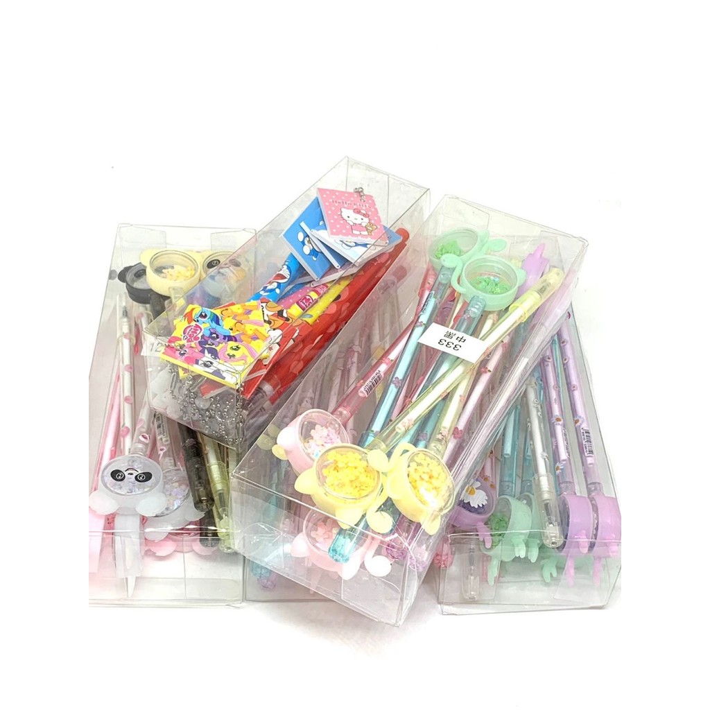 

(12pc) PEN GEL gantung BUKU MINI PENA PULPEN KUROMI CINNAMOROLL LABUBU