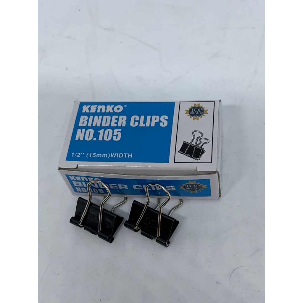 

[ PER BOX ] BINDER CLIP 105