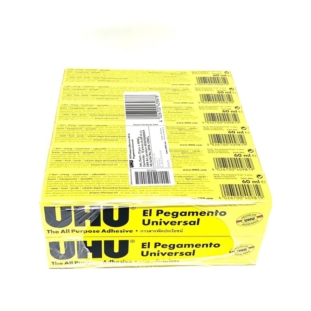 

Lem UHU 60 ml / Perekat Universal UHU Yang Kuat Original Asli
