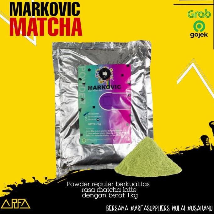 

baru bubuk minuman greentea 1kg - serbuk teh hijau original untuk cafe & resto