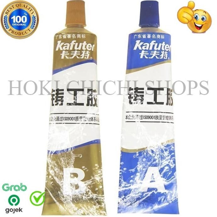 

Lem Besi Kafuter Epoxy Caster Glue Super Kuat A+B Metal Anti Bocor ORIGINAL CC