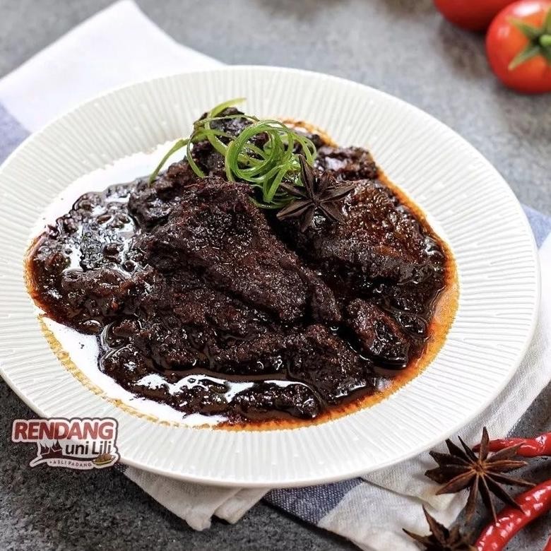 

RENDANG DAGING 500 gr KHAS MINANG HITAM UNI LILI ASLI PADANG