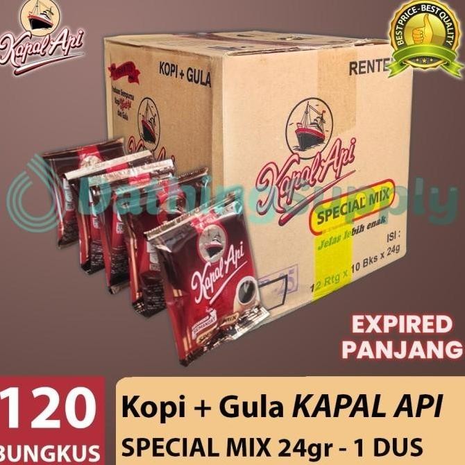 

baru kopi kapal api special mix grosir 1 dus isi 12 renteng (120 sachet) - kopi instan