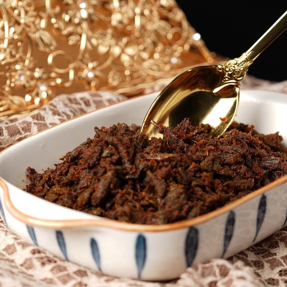 

UniNam Rendang Teri Daun 150gr Lauk Siap Saji Praktis Tanpa Pengawet dan MSG Resep Asli Padang Payakumbuh