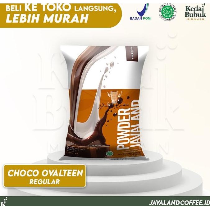 

baru bubuk minuman coklat choco ovalteen 1kg - powder drink premium cokelat enak