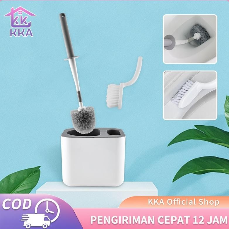 Termurah Sikat Wc Sikat Kloset Duduk Jongkok 2In1 Sikat Pembersih Toilet Toilet Brush  Sikat Wc
