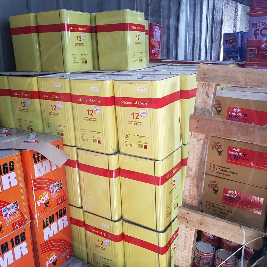 

PROMO Lem HPL Fox 168 Kuning Galon Kecil 2,5 Kg 2500 gram