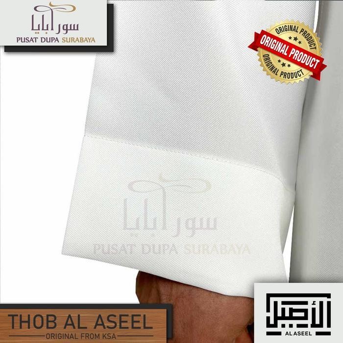 Gki Thobe Gamis Saudi Al Aseel Original /Pria/Jubah/Putih/Premium/Import