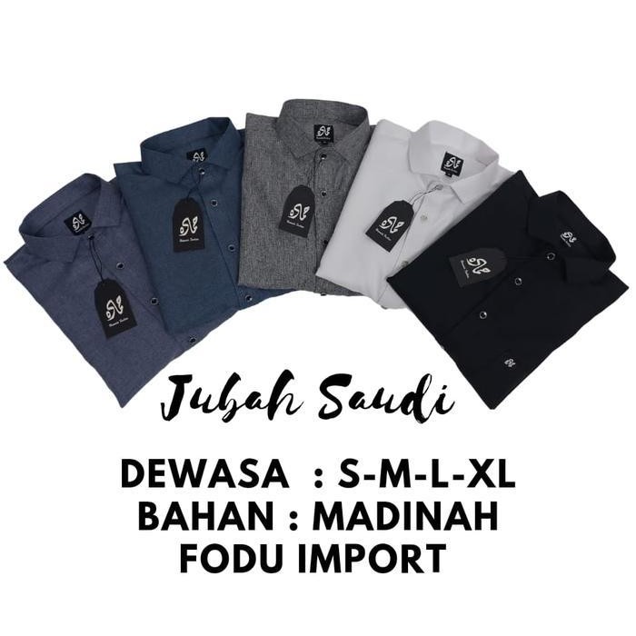 Jubah Saudi, Jubah Hamada Fashion Exclusive, Gamis Modern Kekinian